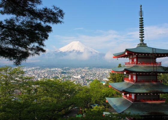 Sight scene place, Japan, Mt Fuji